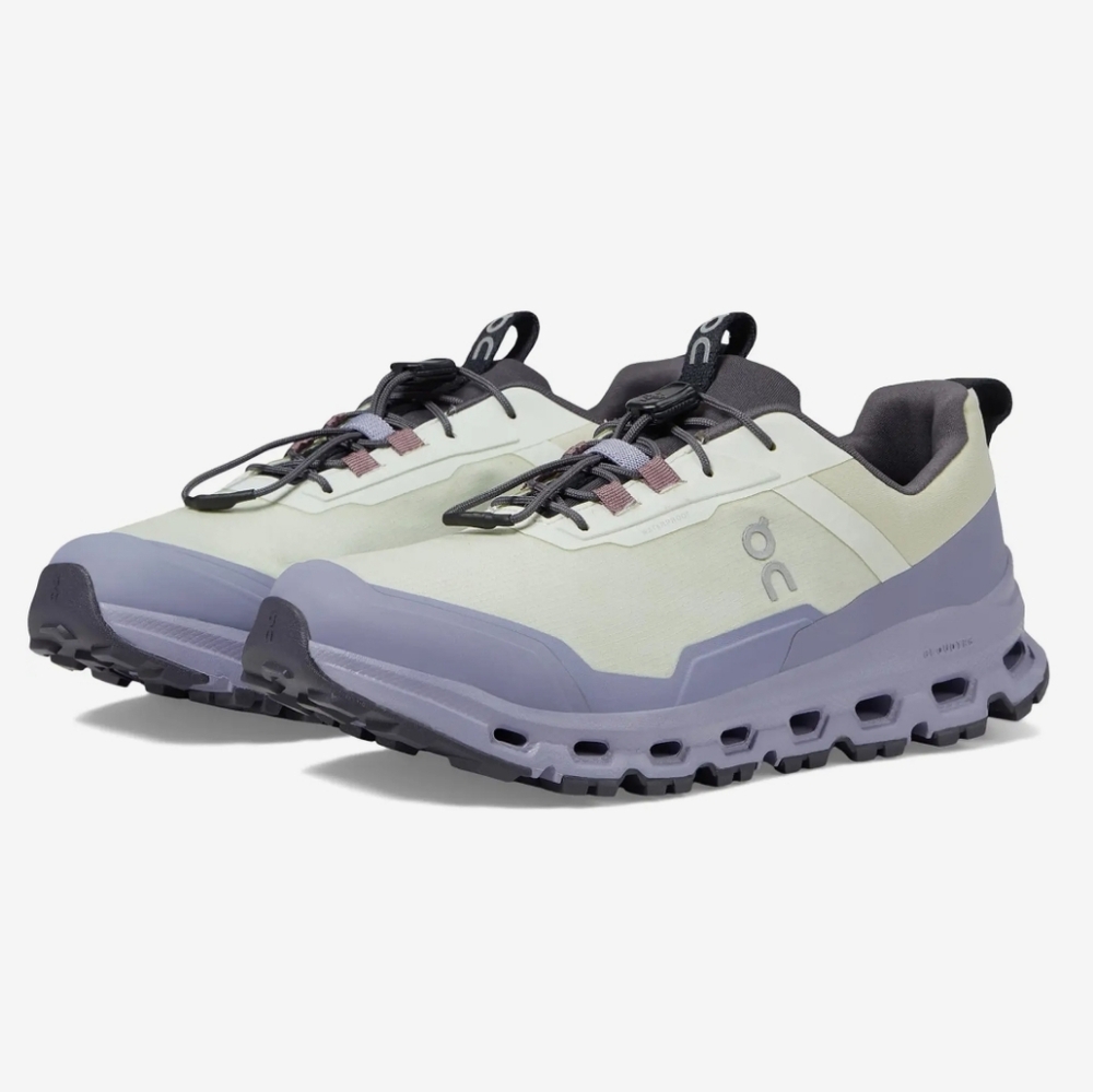 On Running Kids Sneakers in Light Green and Lavender